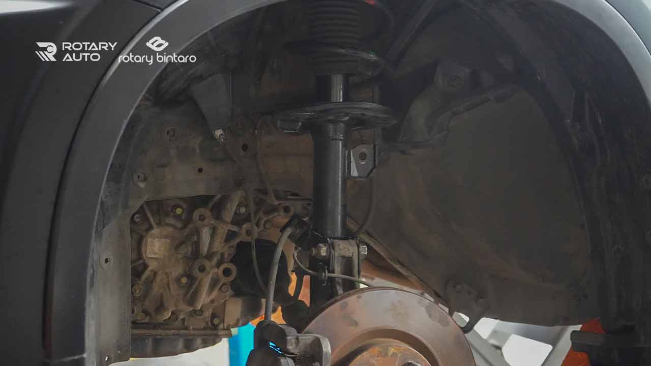 ciri ciri shock depan mobil rusak 1