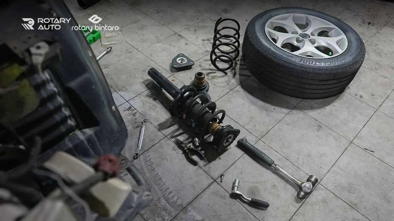Harga Shock Avanza Depan