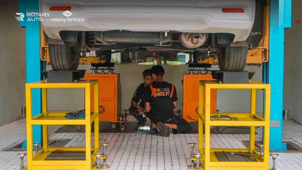 Pengecekan dengan alat Kyoto Shaking Machine di Rotary Auto Ciledug