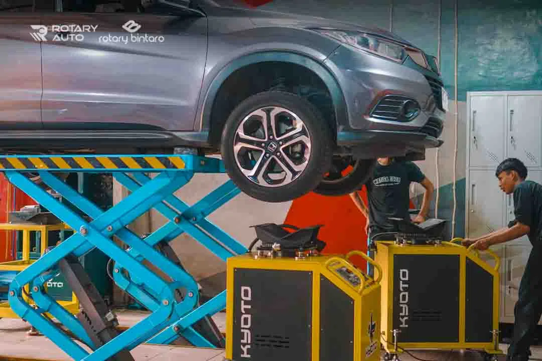 Pengecekan dengan Kyoto Shaking Machine di Rotary Auto Kuningan